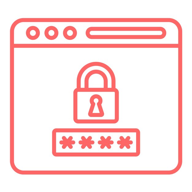 Estilo del icono de la contraseña del sitio web