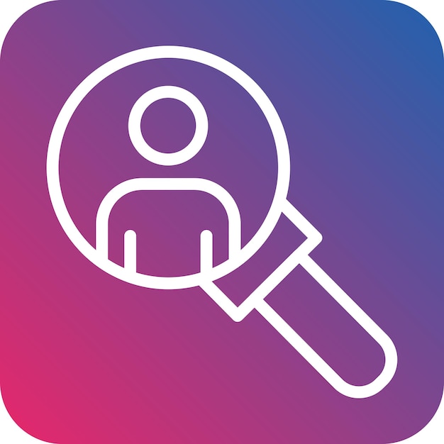 Estilo del icono de contratación de diseño vectorial