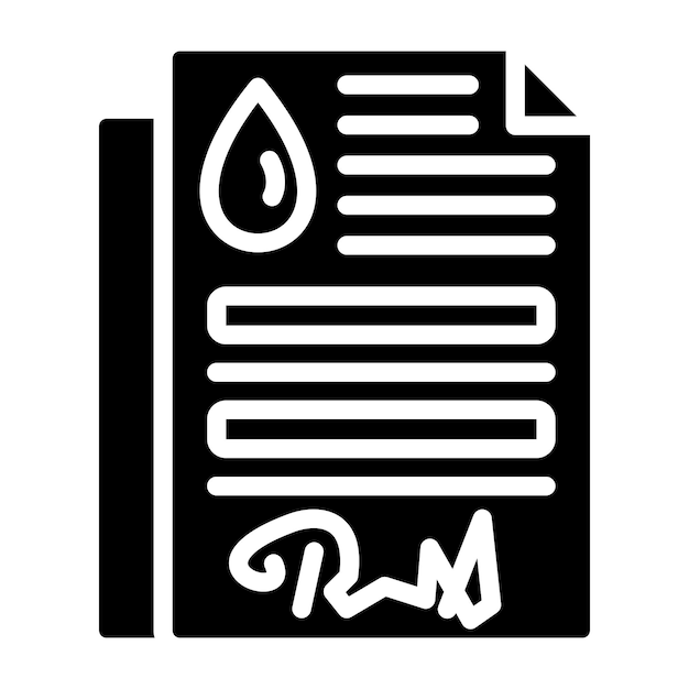 Estilo del icono del contrato de petróleo