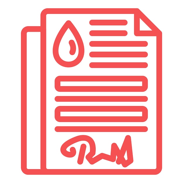 Estilo del icono del contrato de petróleo