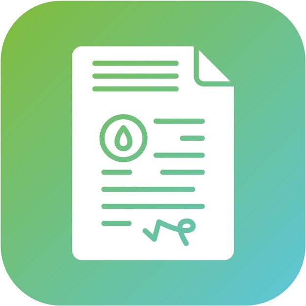 Estilo del icono del contrato de petróleo