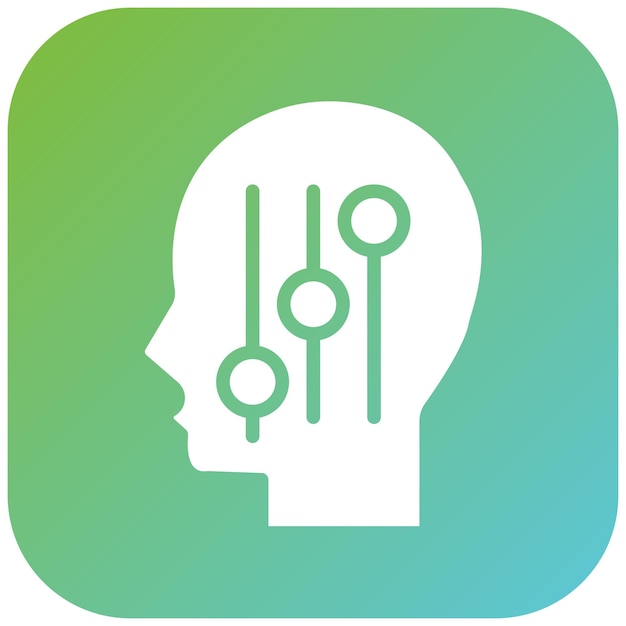 Estilo del icono de control de diseño vectorial