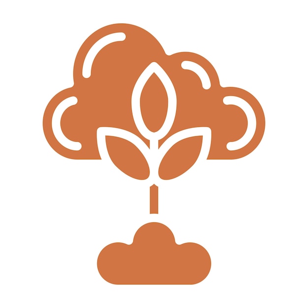 Estilo del icono de control de emisión de diseño vectorial