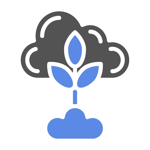 Estilo del icono de control de emisión de diseño vectorial