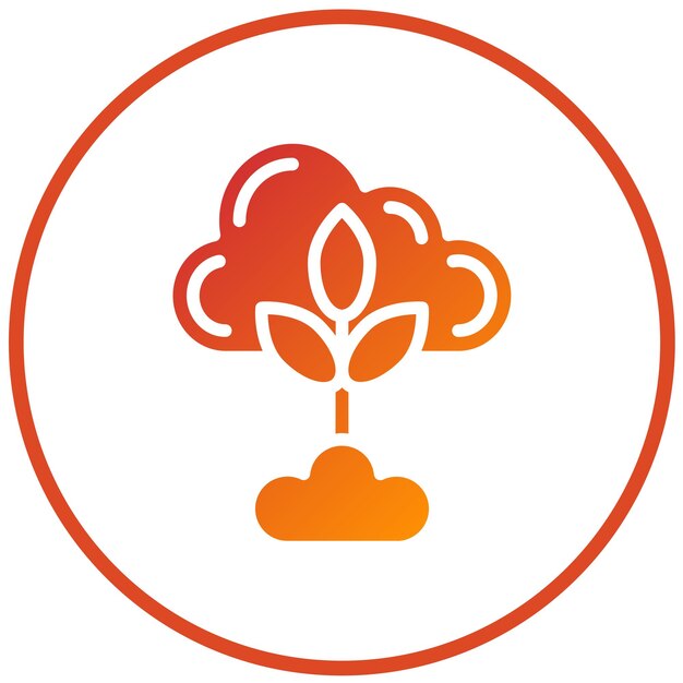Estilo del icono de control de emisión de diseño vectorial
