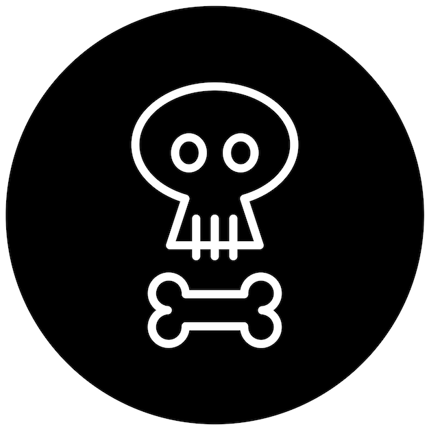 Estilo del icono de control de venenos de diseño vectorial