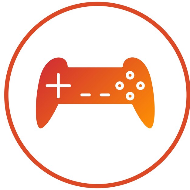 Estilo del icono del controlador de diseño vectorial