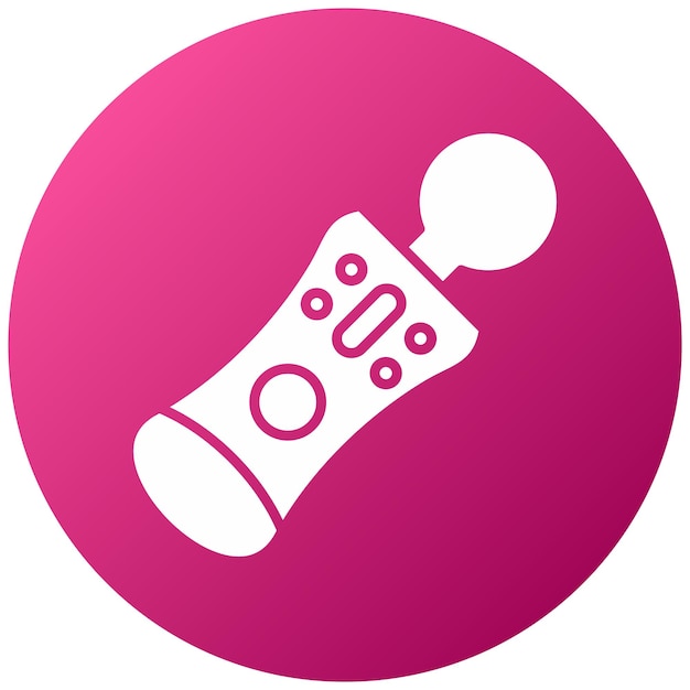 Estilo del icono del controlador de diseño vectorial