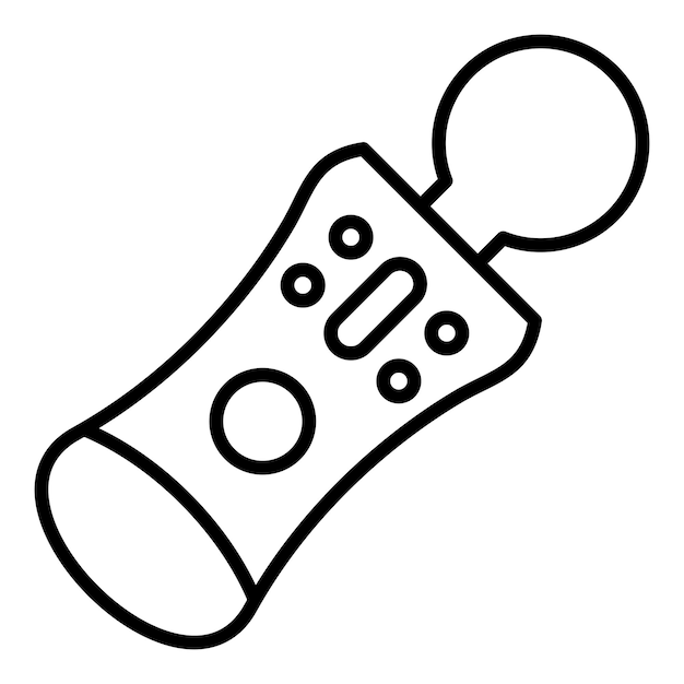 Estilo del icono del controlador de diseño vectorial