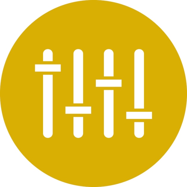 Estilo del icono de los controles de diseño vectorial