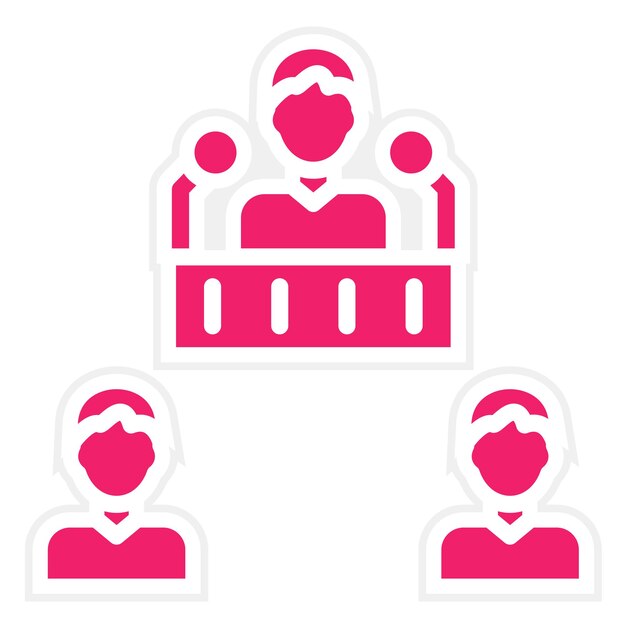Estilo de icono de la Convención de Bienestar de Vector Design