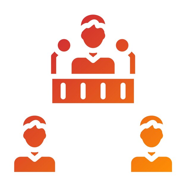 Estilo de icono de la Convención de Bienestar de Vector Design