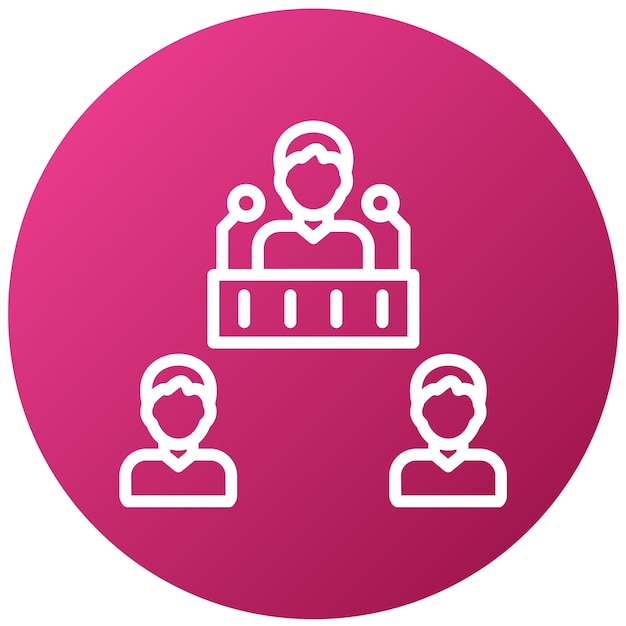Estilo de icono de la Convención de Bienestar de Vector Design