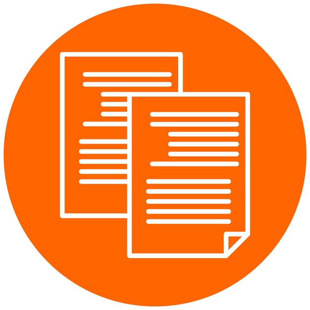 Estilo del icono de copia del cuerpo del diseño vectorial