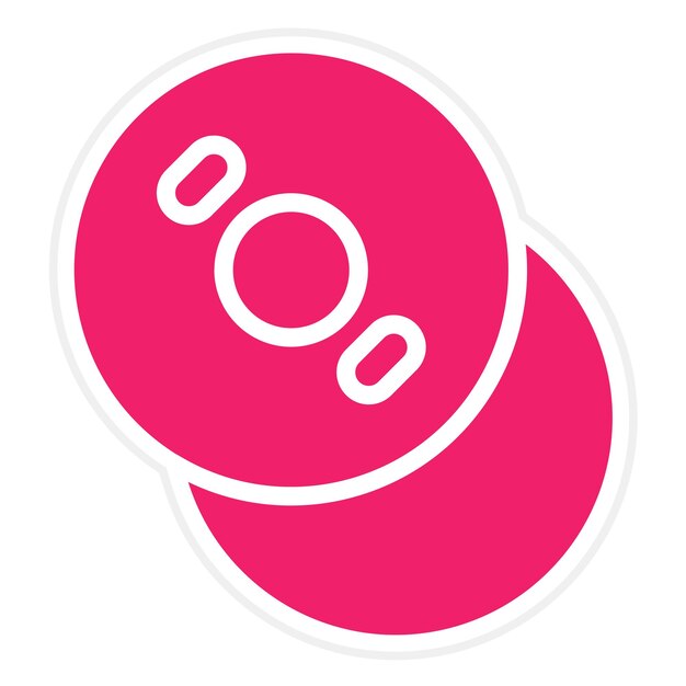 Estilo del icono de copia del disco de diseño vectorial