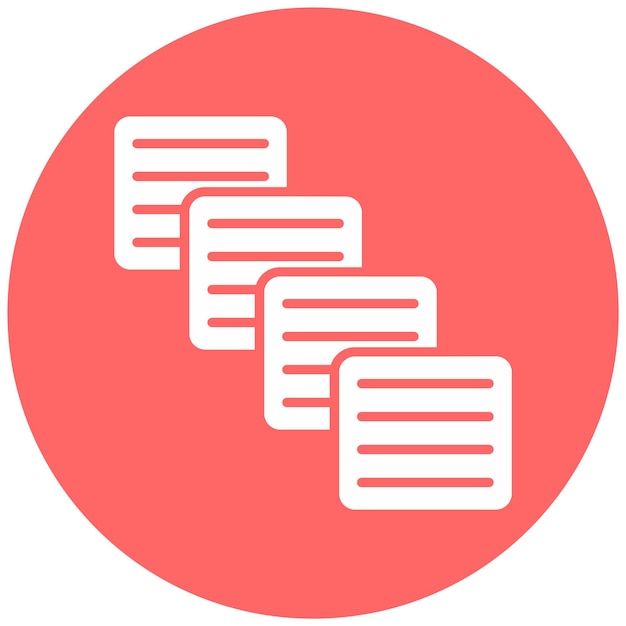 Estilo del icono de copia de diseño vectorial