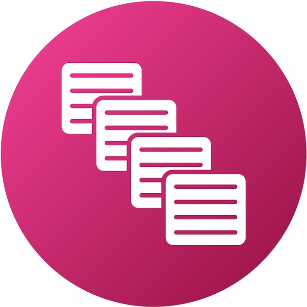 Estilo del icono de copia de diseño vectorial