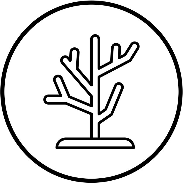 Estilo de icono de coral de diseño vectorial