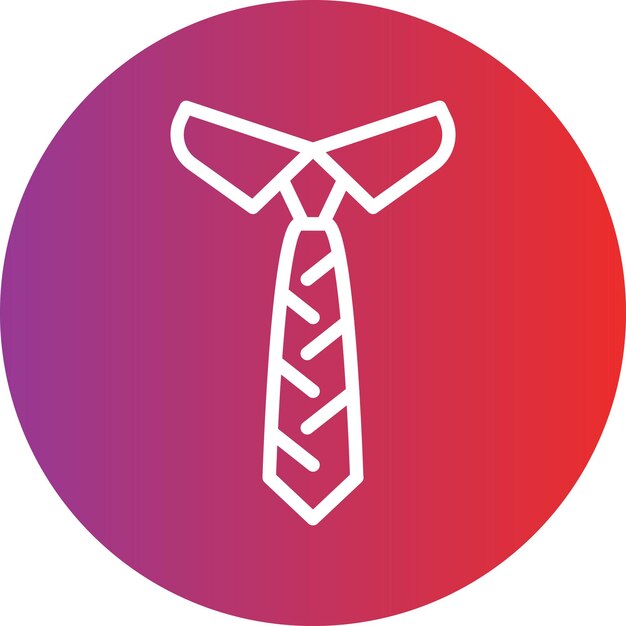 Estilo del icono de la corbata