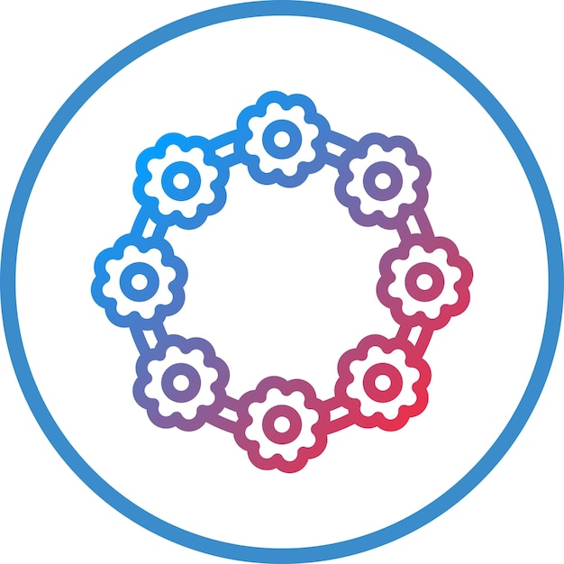 Estilo del icono de la corona de diseño vectorial