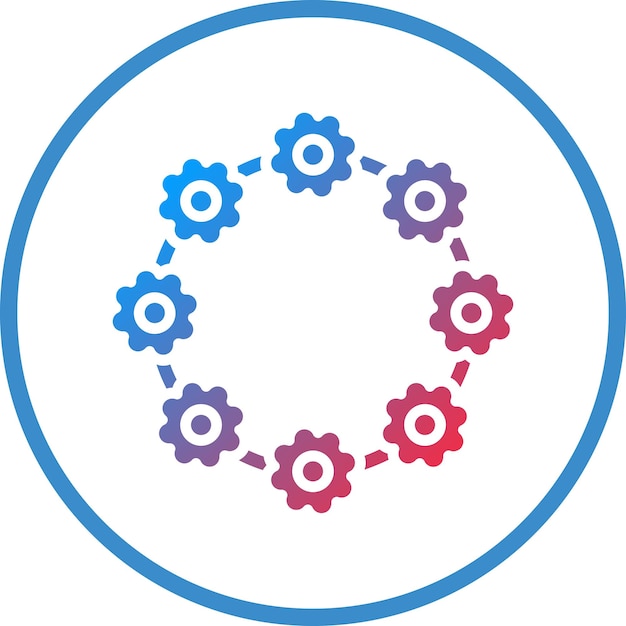 Estilo del icono de la corona de diseño vectorial