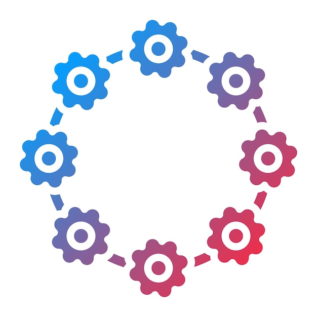 Estilo del icono de la corona de diseño vectorial