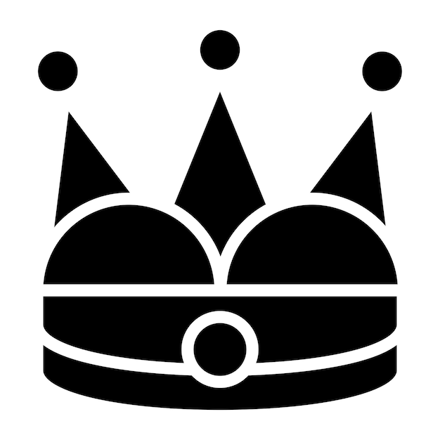 Estilo del icono de la corona