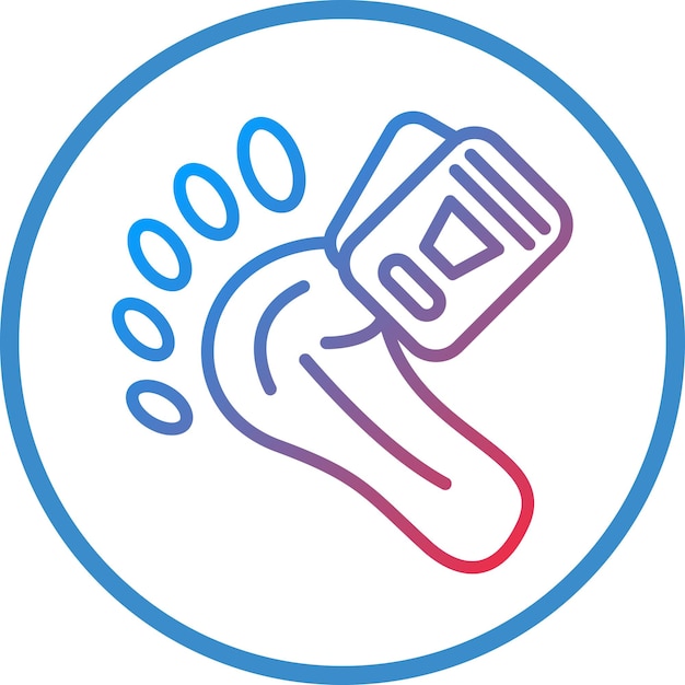 Estilo del icono del coroner de diseño vectorial