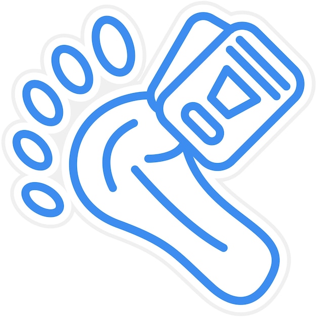 Estilo del icono del coroner de diseño vectorial