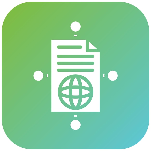 Estilo de icono corporativo de diseño vectorial vinculante