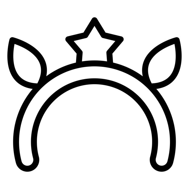 Estilo del icono de la correa de cumpleaños