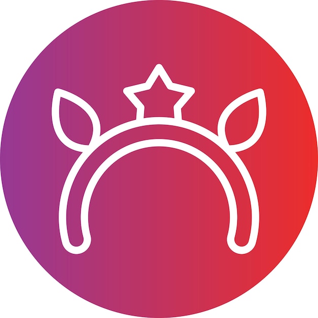 Estilo del icono de la correa de cumpleaños