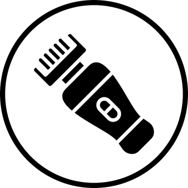 Estilo del icono del cortador de cabello