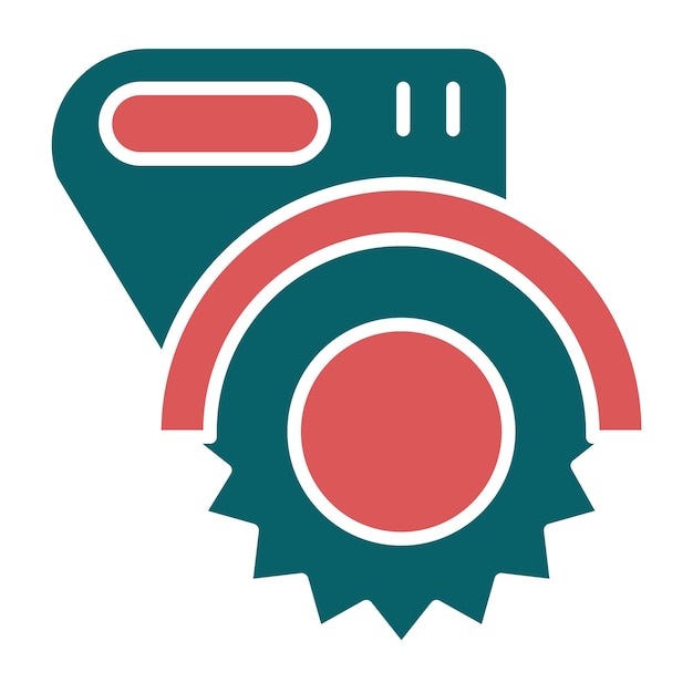 Estilo del icono del cortador de diseño vectorial