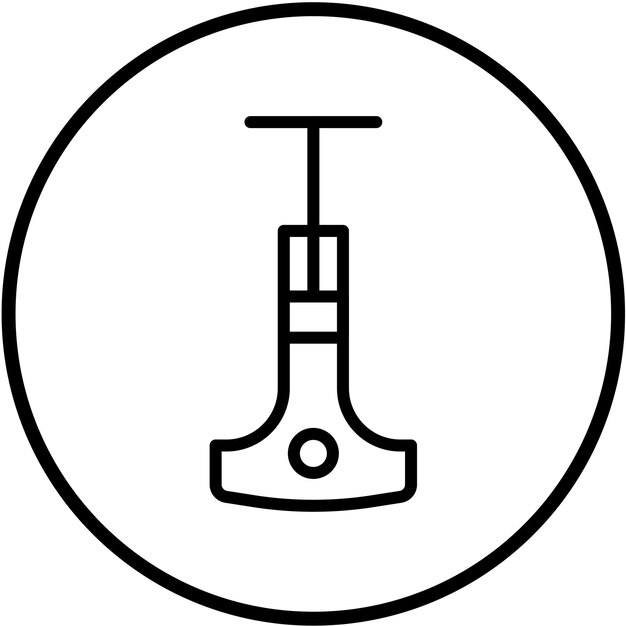 Estilo del icono del cortador del filtro de aceite de diseño vectorial