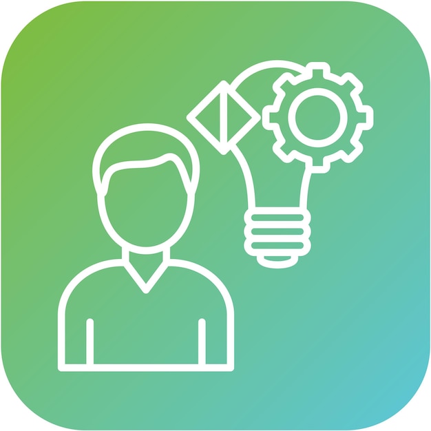 Estilo del icono del creador de diseño vectorial