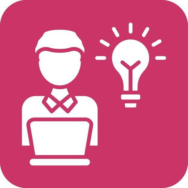Estilo de icono de creatividad de diseño vectorial