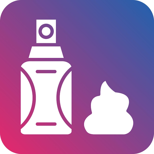 Estilo del icono de la crema de afeitar
