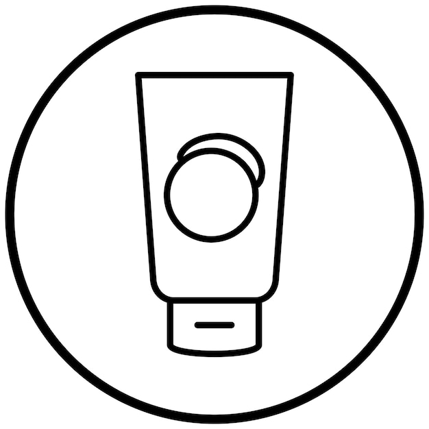 Estilo de icono de crema de BB