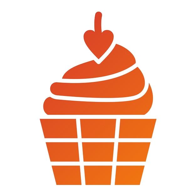 Estilo de icono de crema de diseño vectorial
