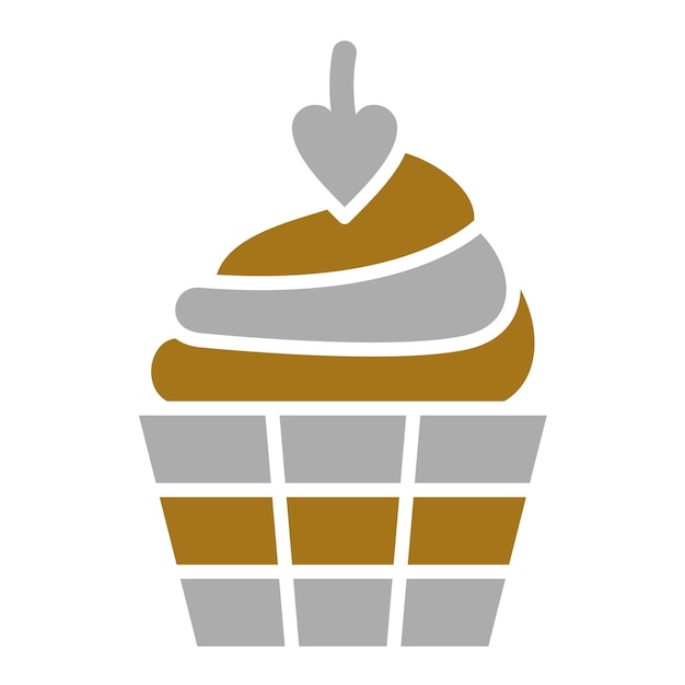 Estilo de icono de crema de diseño vectorial