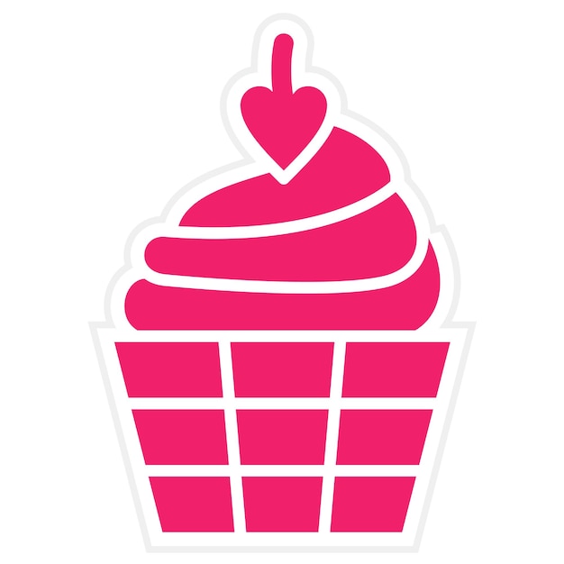 Estilo de icono de crema de diseño vectorial