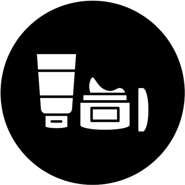 Estilo del icono de la crema hidratante