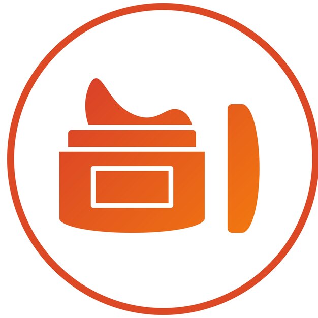 Estilo del icono de crema
