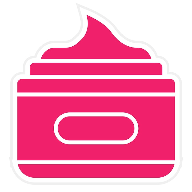 Estilo del icono de crema