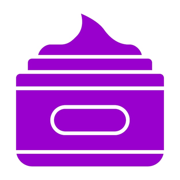 Estilo del icono de crema