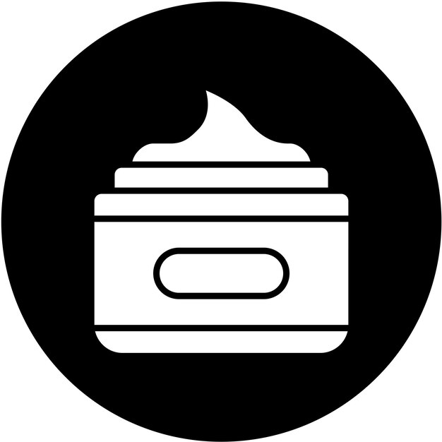 Estilo del icono de crema