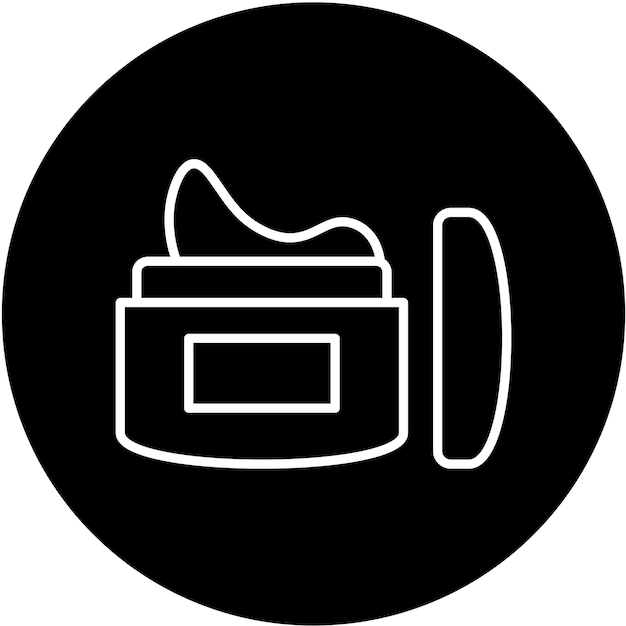 Estilo del icono de crema