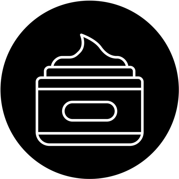 Estilo del icono de crema