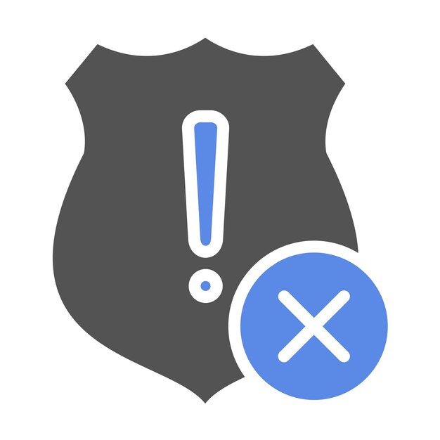 Estilo del icono de la crisis del diseño vectorial